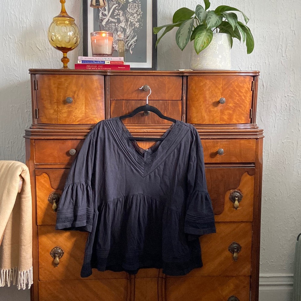 Black Babydoll Top